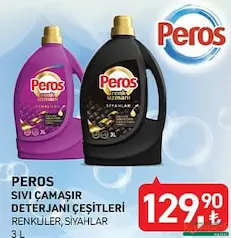 PEROS SIVI ÇAMAŞIR DETERJANI ÇEŞİTLERİ 3 L